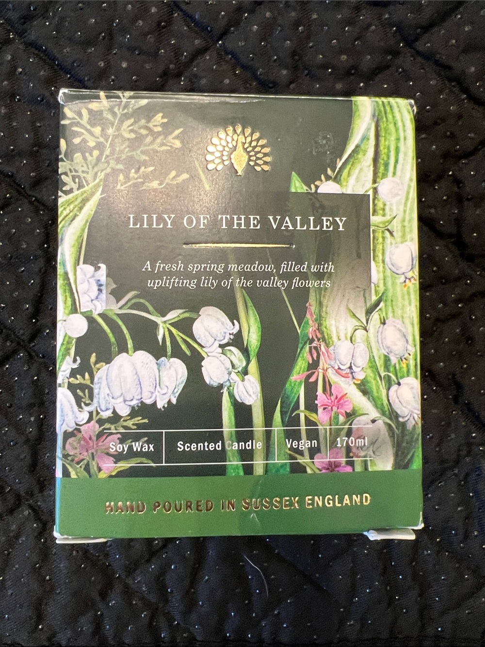 The English Soap Co. Lily of the Valley Soy Wax Scented Candle 170ml